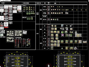 公共卫生间残疾人卫生间平面图块设计及家居CAD图纸资源整合